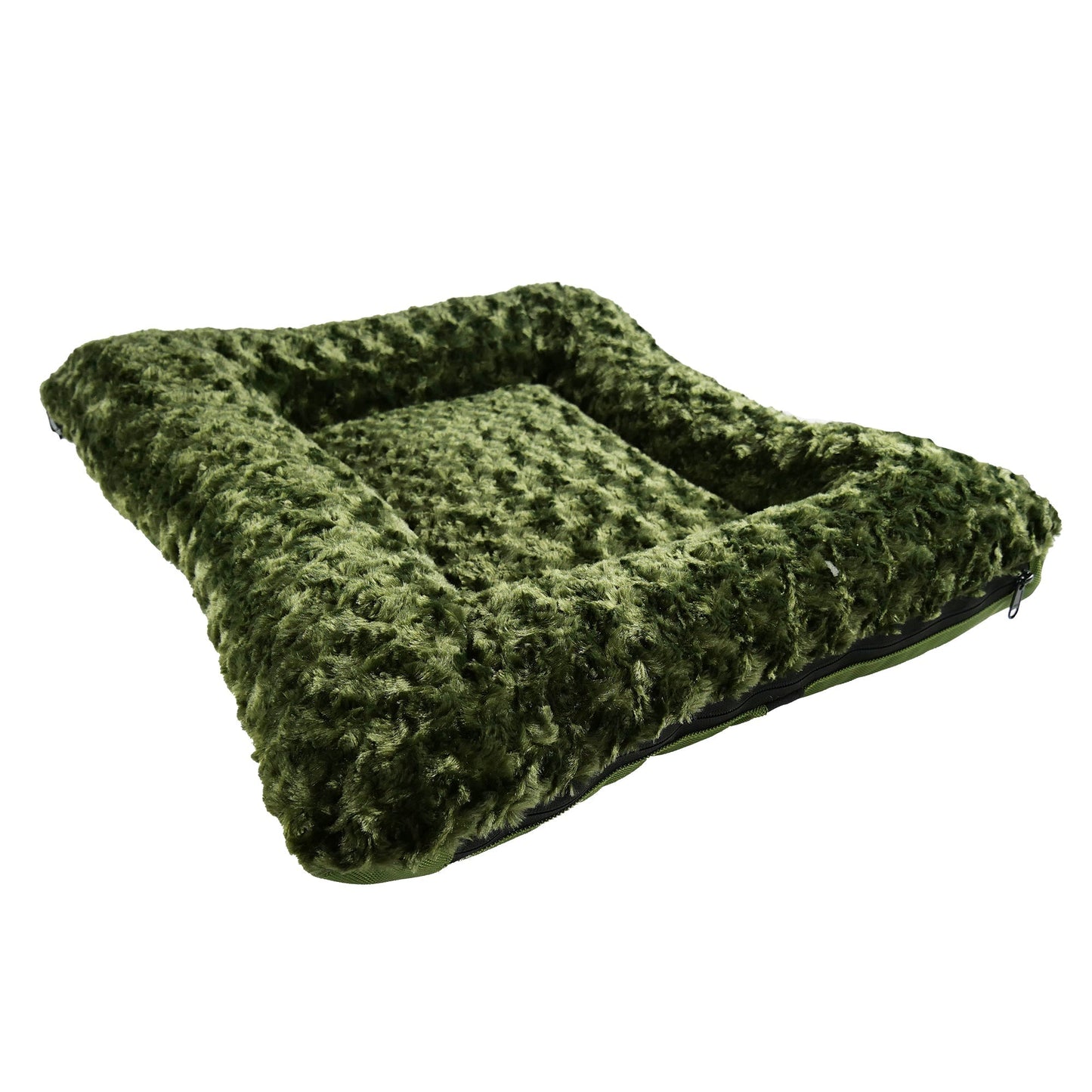 Dog Bed Rectangle Bolstered Furvana Cloud Plush Sleeping Mat