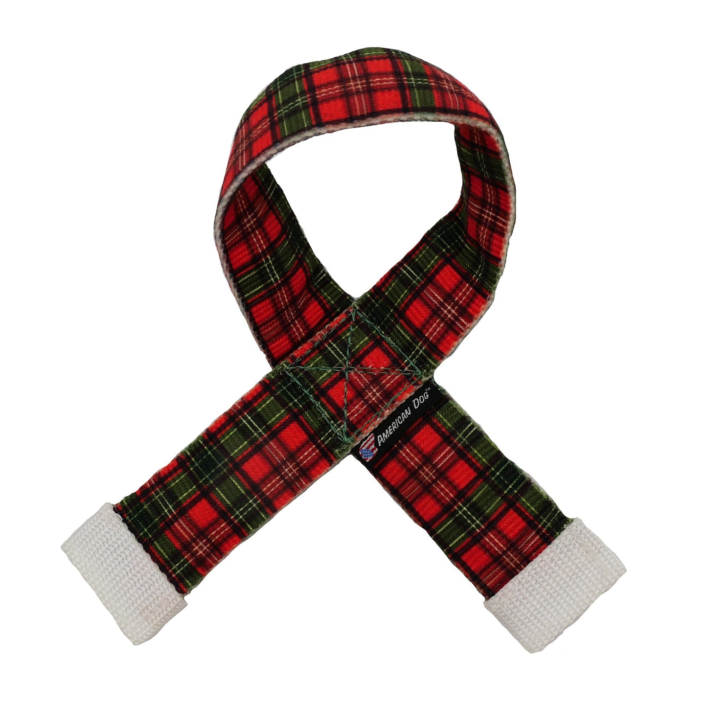 Dog Tug Toy Fire Hose Holiday Scarf Durable Winter Fetch Toy