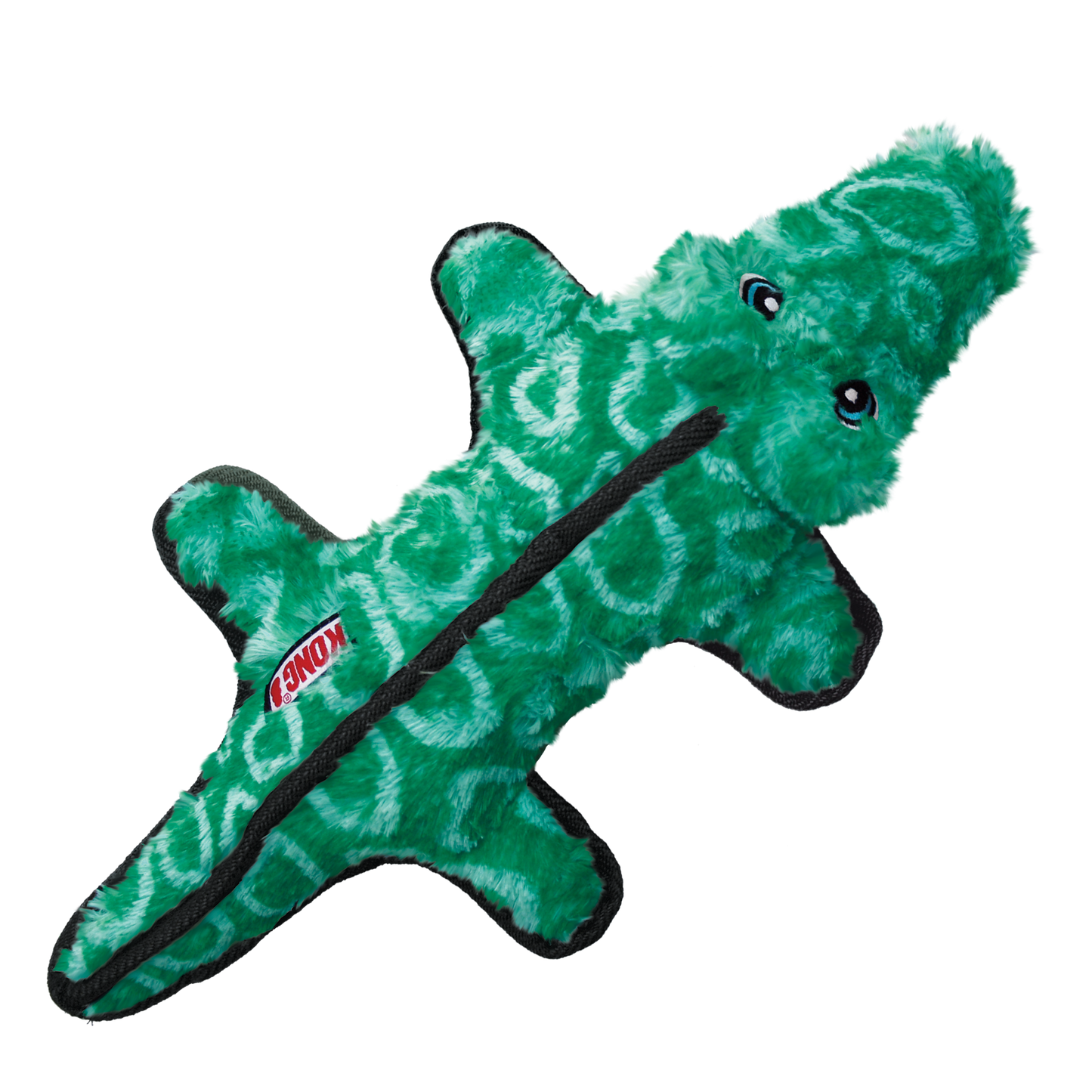 Dog Toy KONG Ballistic Alligator Tough Squeaky Plush Large