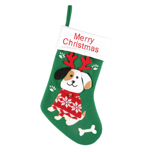 Cute Cat and Dog Christmas Socks Cartoon Christmas Socks Gift Bag Christmas Decorative Socks Christmas Tree Pendant | Purrfect Pet Kingdom