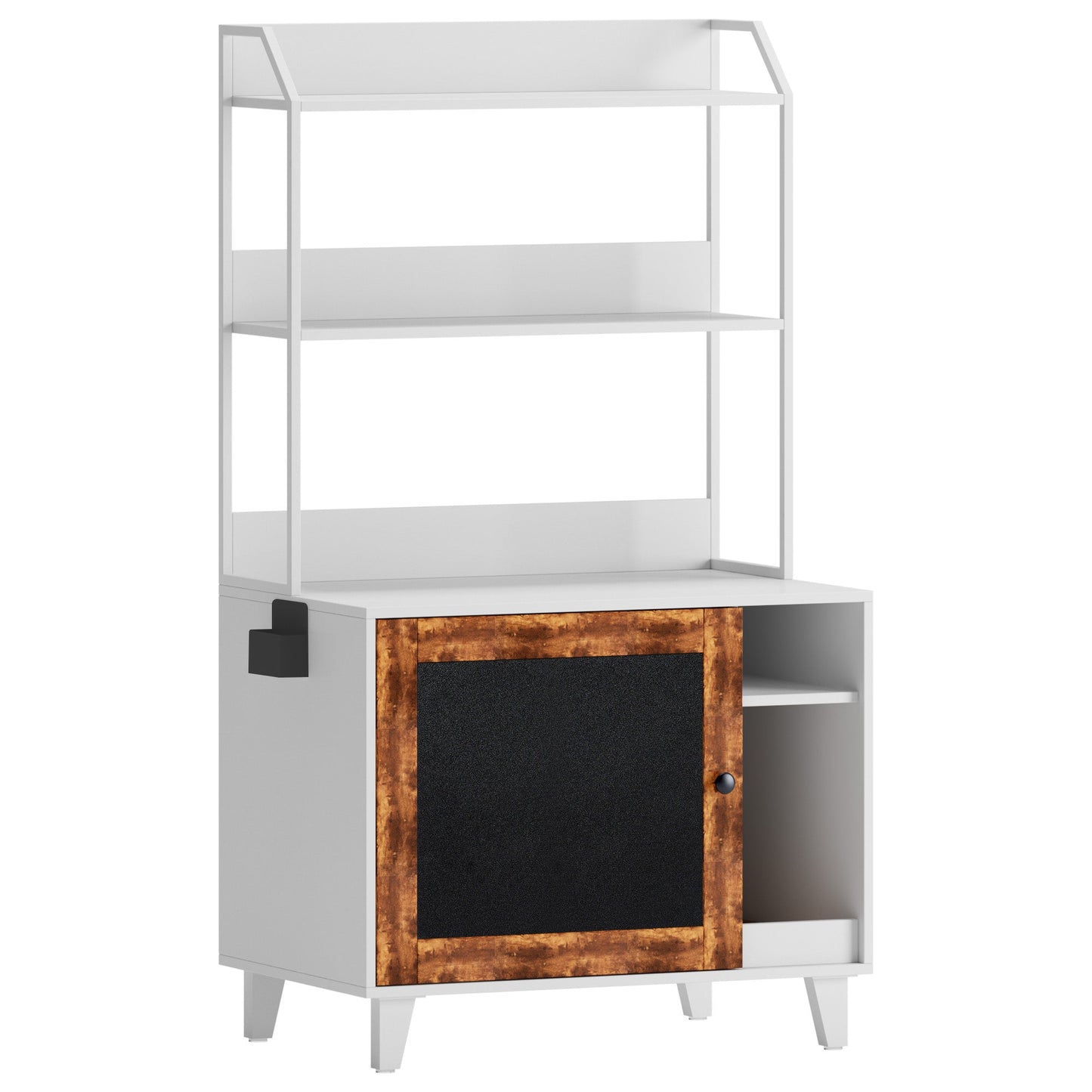 Cat Litter Box Enclosure - Hidden Storage Rack Cabinet