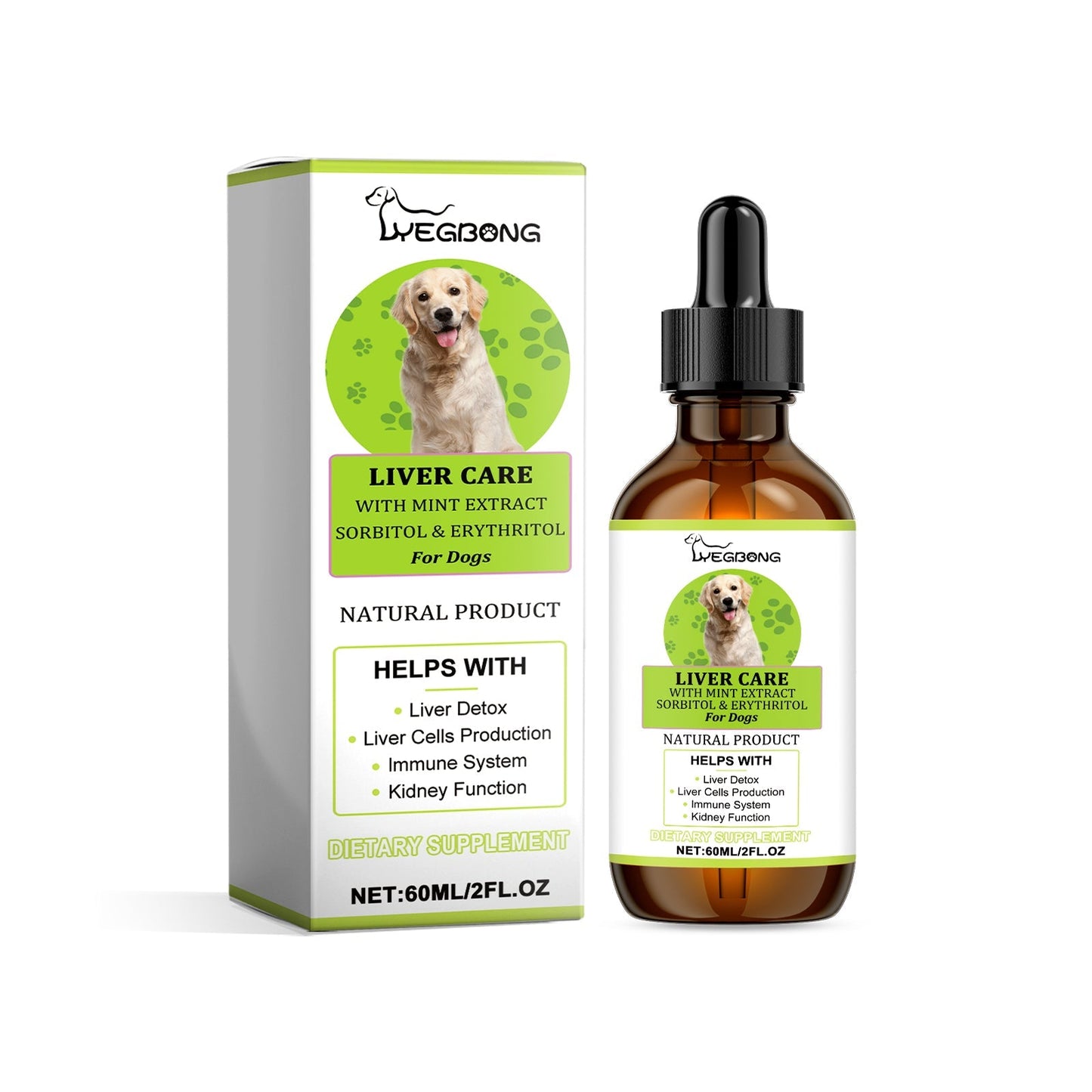Dog Health Drops Daily Comprehensive Nutritional Booster 60m