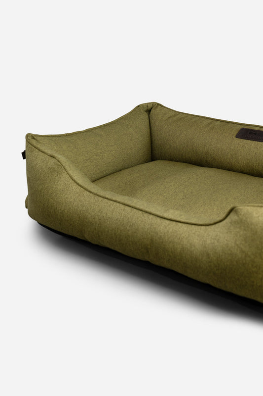 |-cotton-sleeper-dog-bed-olive-luxury-view-2 | Majestic Pet Kingdom