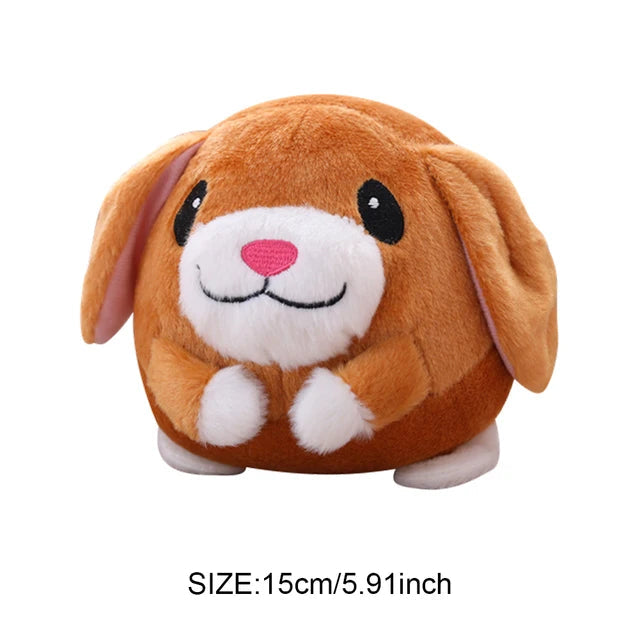 Electronic Pet Dog Toy Music Vibration Bouncing Ball Bite Puppy Ball Active Moving Pet Plush Sing Dog Chewing Squeaker Dog Toy | Purrfect Pet Kingdom