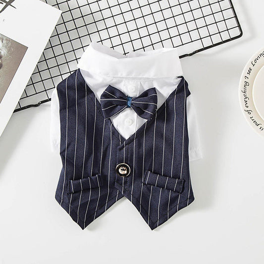 pet-dog-suit-summer-thin-teddy-suit-shirt-suit-wedding-dress-dog-cat-spring-summer-clos-luxury-view-2 | Majestic Pet Kingdom