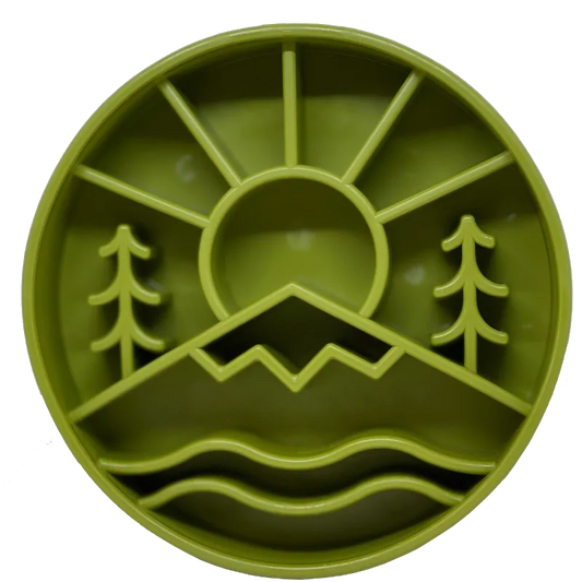 Dog Bowl Great Outdoors eBowl Slow Feeder Enrichment Dish - Main Feature View | Majestic Pet Kingdom