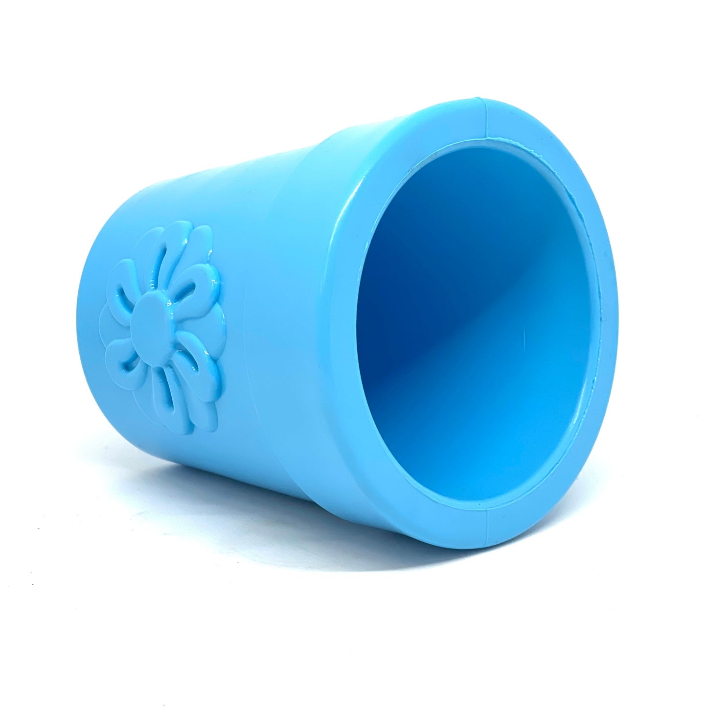 Dog Treat Dispenser Flower Pot eCup Durable Rubber Feeder Toy - Detail Angle 7 | Majestic Pet Kingdom