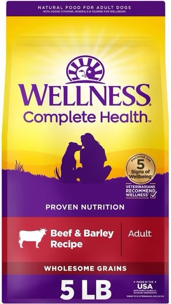 Dog Food Wellness Complete Health Real Lamb and Barley
