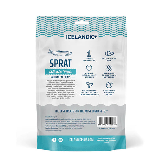Icelandic Whole Sprats Dog Treats (2oz)