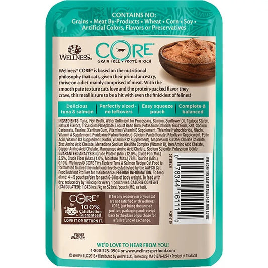 Wellness Core Tiny Tasters Tuna & Salmon Wet Cat Food - Majestic Pet Kingdom