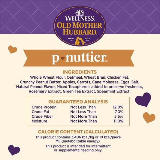 Old Mother Hubbard P-Nuttier Large Crunchy Dog Treats (3lb) (5oz)