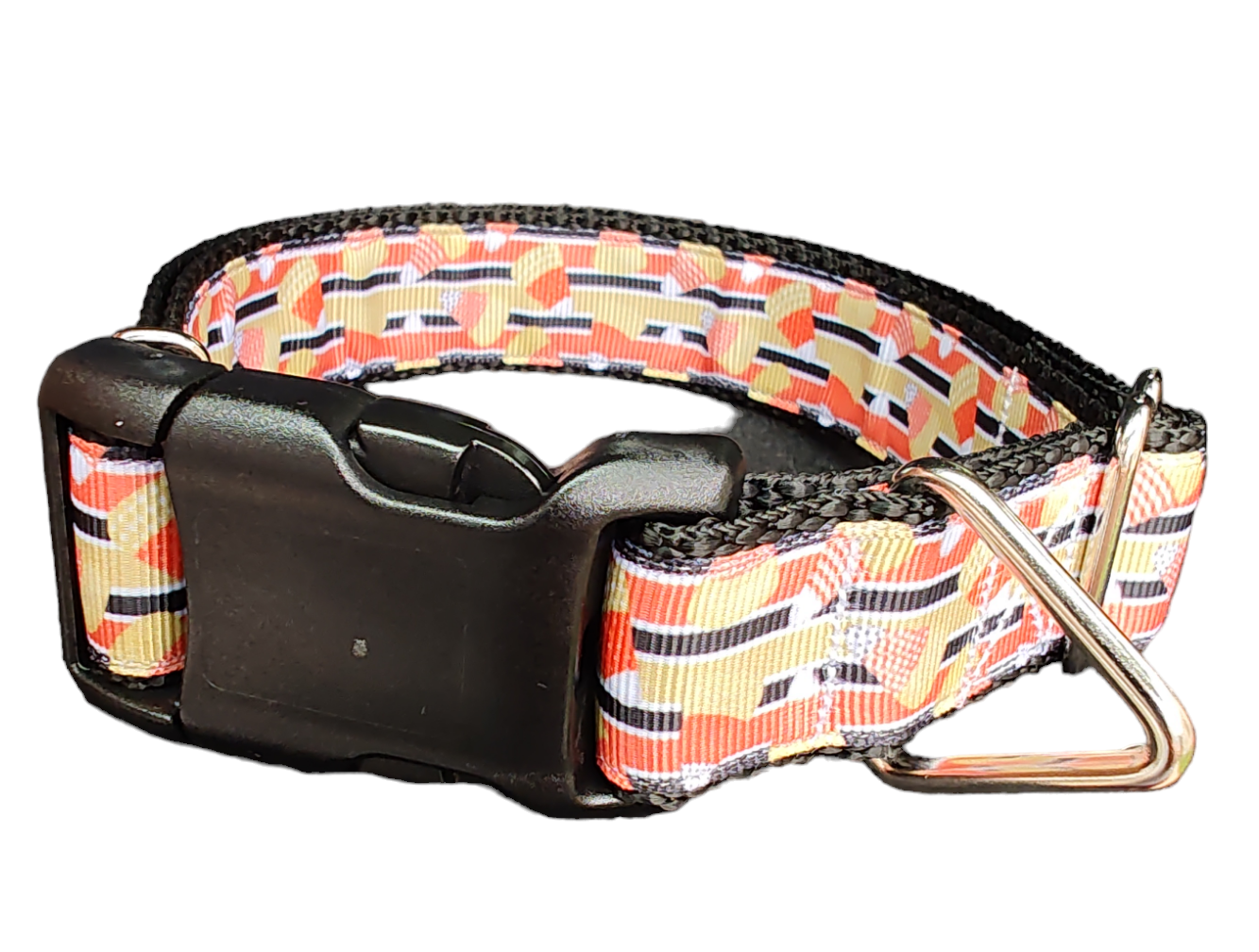 Halloween Candy Corn Nylon Dog Collar | Purrfect Pet Kingdom