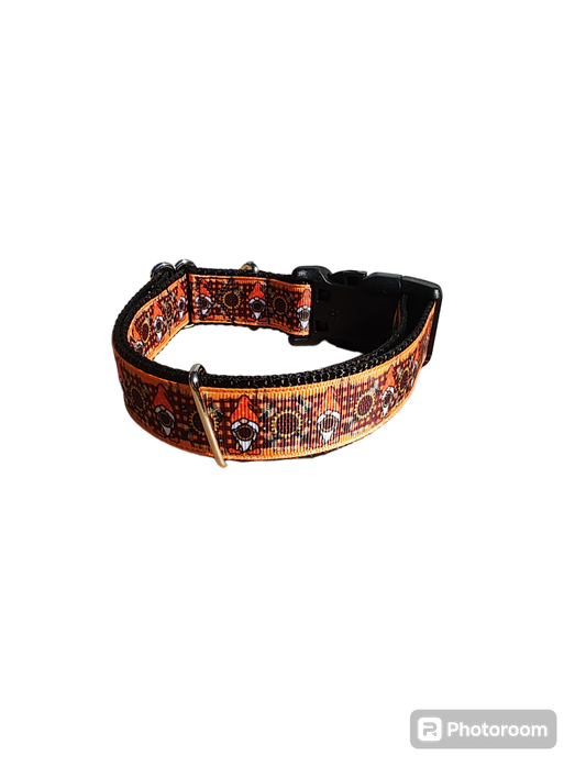 Sunflower Gnomes Nylon Dog Collar | Purrfect Pet Kingdom