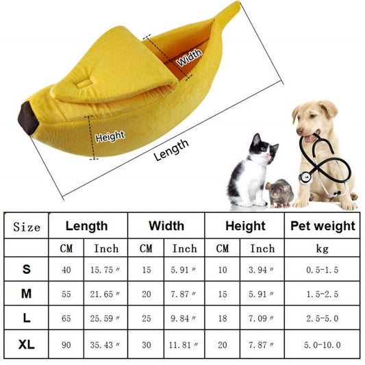 Banana Pet Bed | Purrfect Pet Kingdom