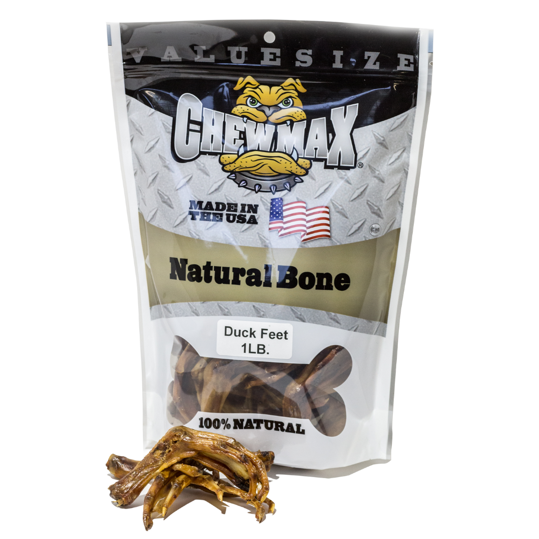 Dog Treats Dehydrated Duck Feet Natural Chewing Bites 1lb Ba