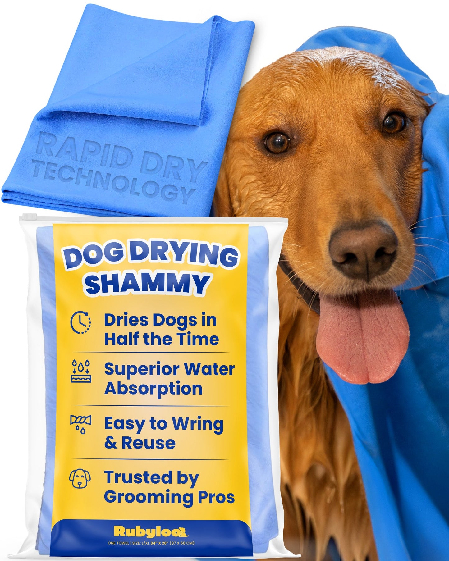 Dog Drying Shammy Towel - Majestic Pet Kingdom