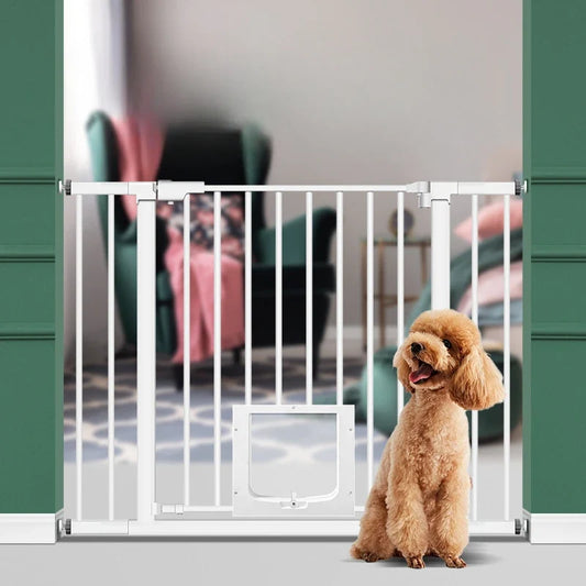 Dog Safety Gate 2-Way Door Portable Isolation Barrier Fence