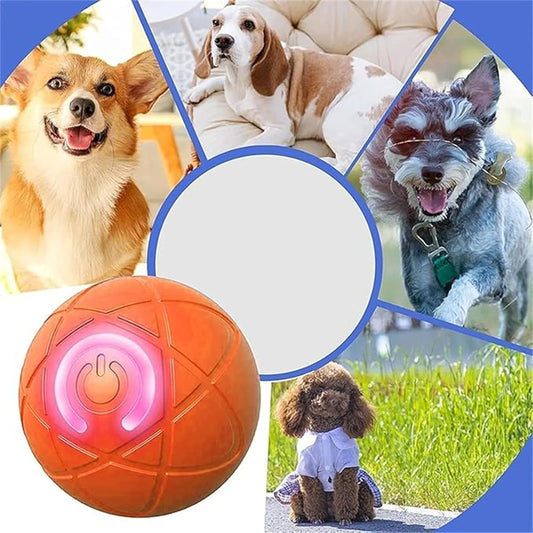 Dog Ball Toy Automatic Shaky Moving USB Rechargeable Toy
