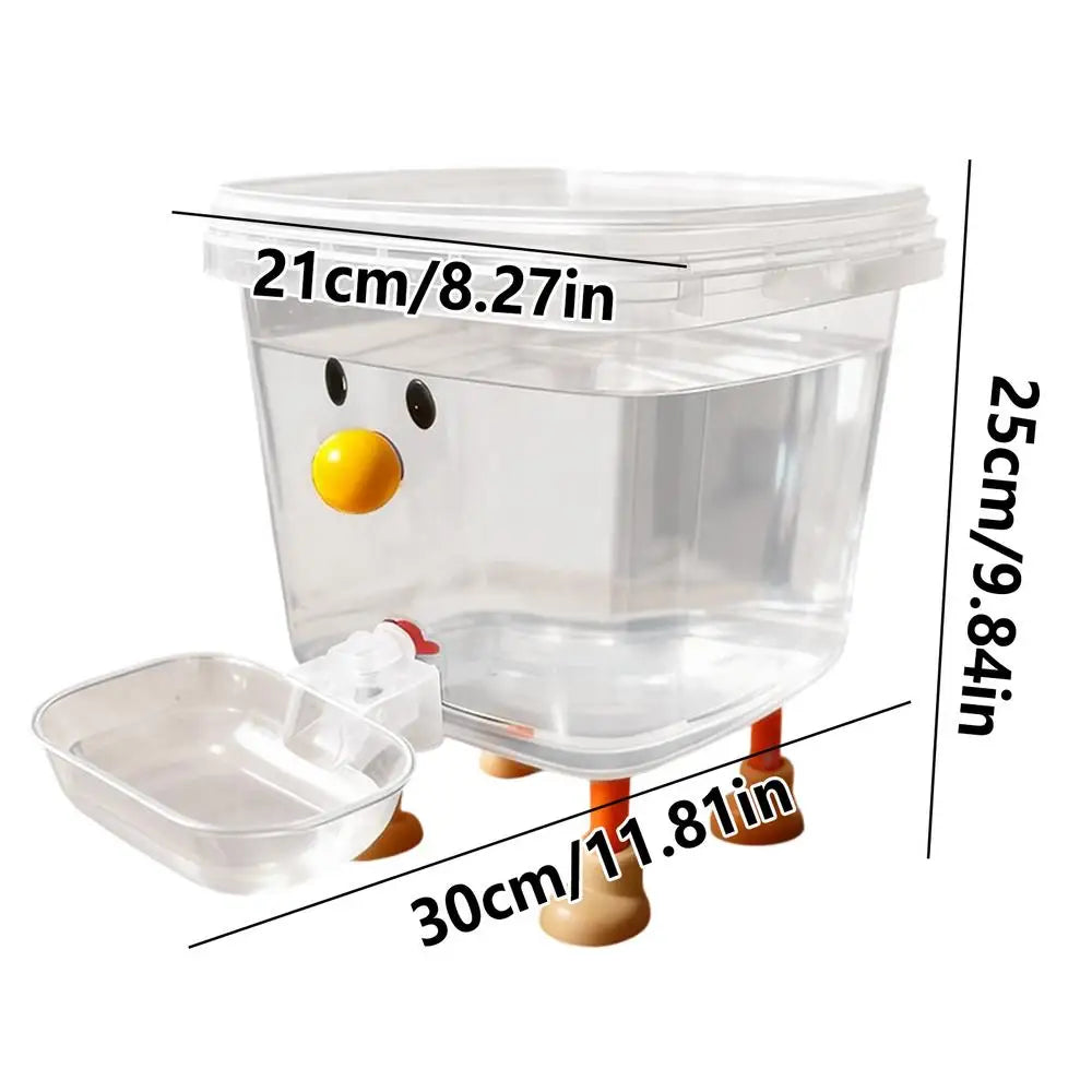 Majestic Pet Kingdom - 3/5L Automatic Pet Water Dispenser Smile Face Auto Cat Dog Fountain Bowl Large Capacity Pet Water Feeder for Home Indoor Use View 8