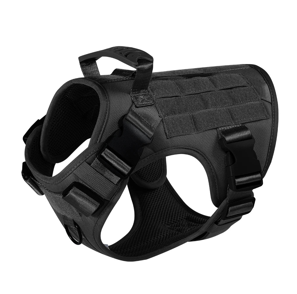 Dog Tactical Harness Vest Pet Dog Harness for Medium Large Dogs Reflective Dog Harness No Pull with Durable Soft Handle | Purrfect Pet Kingdom