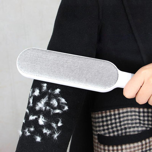 Pet Hair Remover Lint Rollers Brushes Clothes Hairball Remover Brush Dust Sticky Cleaner Fur Clean Pet Hair Tools Reusable Pet Hair Remover with Self-Cleaning Base Pet Hair Double Sided Brush - Detail Angle 2 | Majestic Pet Kingdom