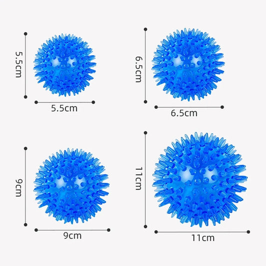 Dog Ball Toy Elastic Buoyant Squeaky Floating Chewer for Dogs