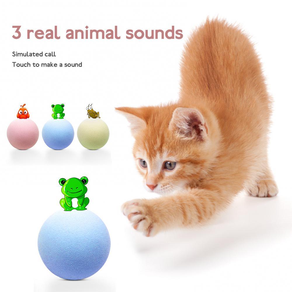 3 Colors Cat Toys New Gravity Ball Smart Touch Sounding Toys Interactive Pet Toys Toys Pet Training Ball Toy Supplies Interactive Cat Toy Ball of Sounds for Cats - Detail Angle 7 | Majestic Pet Kingdom