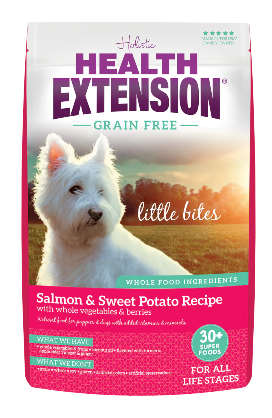 Dog Food Health Extension Little Bites Salmon Grain Free Bag