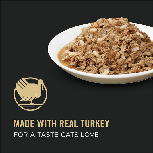 Pro Plan Complete Essentials Turkey & Rice Entrée In Gravy Wet Cat Food (3oz) - Majestic Pet Kingdom
