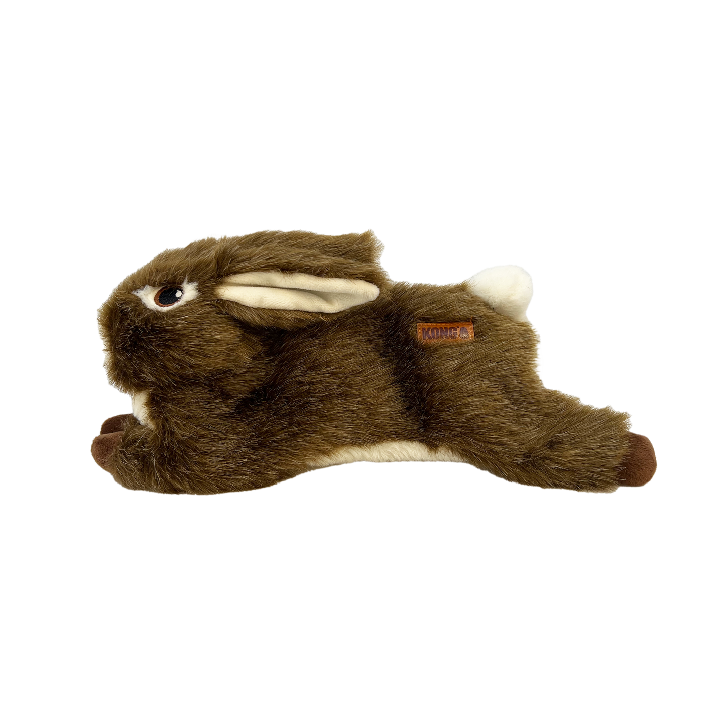 Dog Plush Toy KONG Wild Low Stuff Rabbit Squeaky Toy Medium