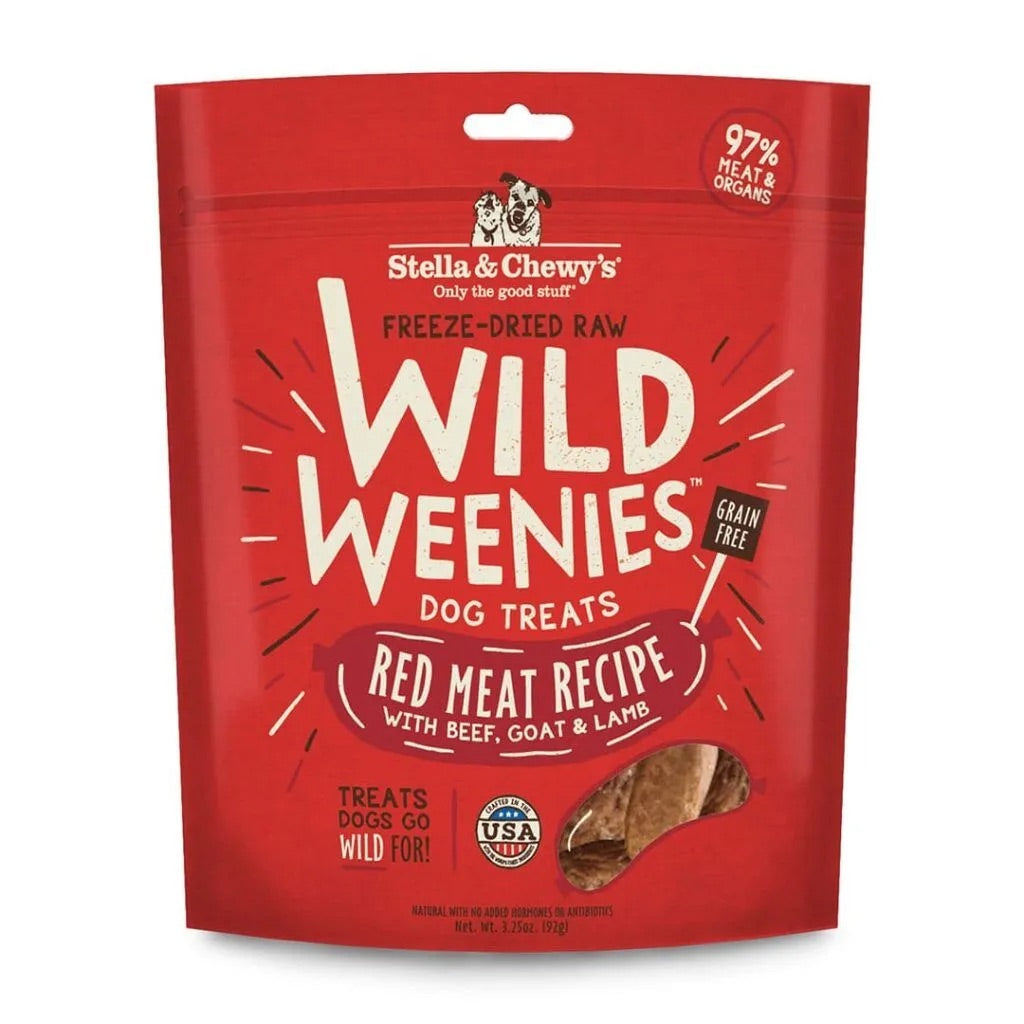 Dog Treats Stella & Chewys Wild Weenies Red Meat Bites