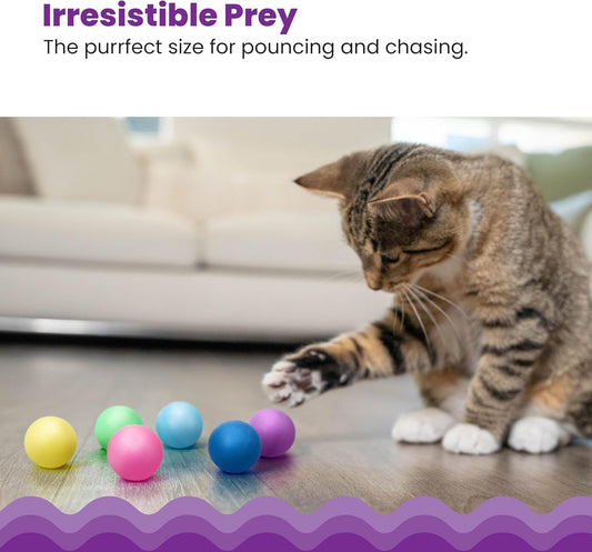 Catstages Tower Of Tracks Interactive 3-Tier Cat Track Toy With Spinning Balls, Orange | Purrfect Pet Kingdom