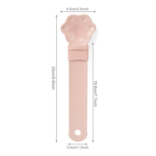Cat Treat Spoon Squeeze, Cute Churu Spoon, Multifunctional Cats Treat Feeder Spoons, Comfortable Grip For Lickable Treats Feeding Dispenser For Wet Food
