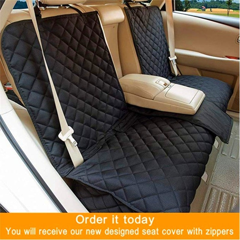 Dog Car Seat Cover Waterproof Rear Seat Travel Protector Mat - Detail Angle 6 | Majestic Pet Kingdom