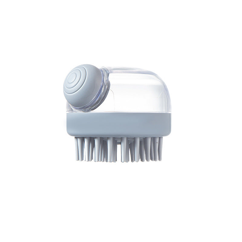 Pet Bath Brush 2-in-1 Silicone Shampoo Dispenser Grooming