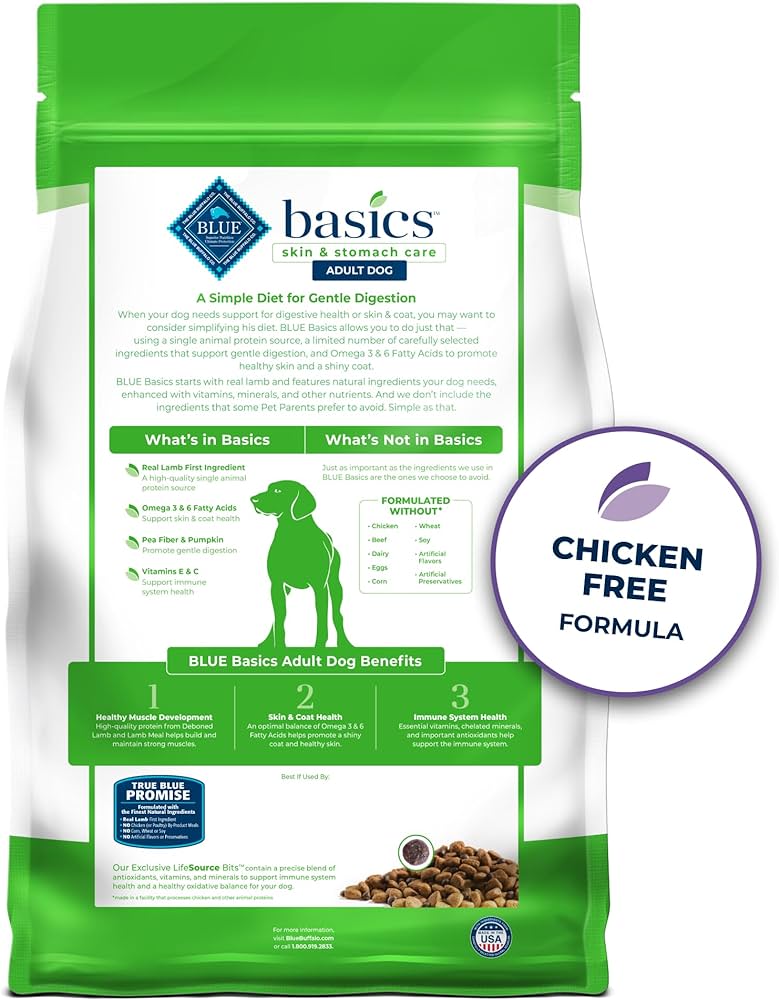 Dog Food Blue Buffalo Basics Limited Ingredient Lamb Potato