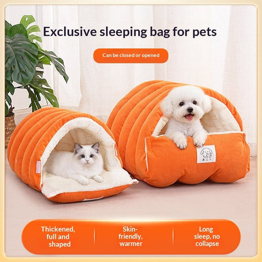 Three Dimensional Fenced Cat Bed Winter Proof Thickened For Warmth - Majestic Pet Kingdom