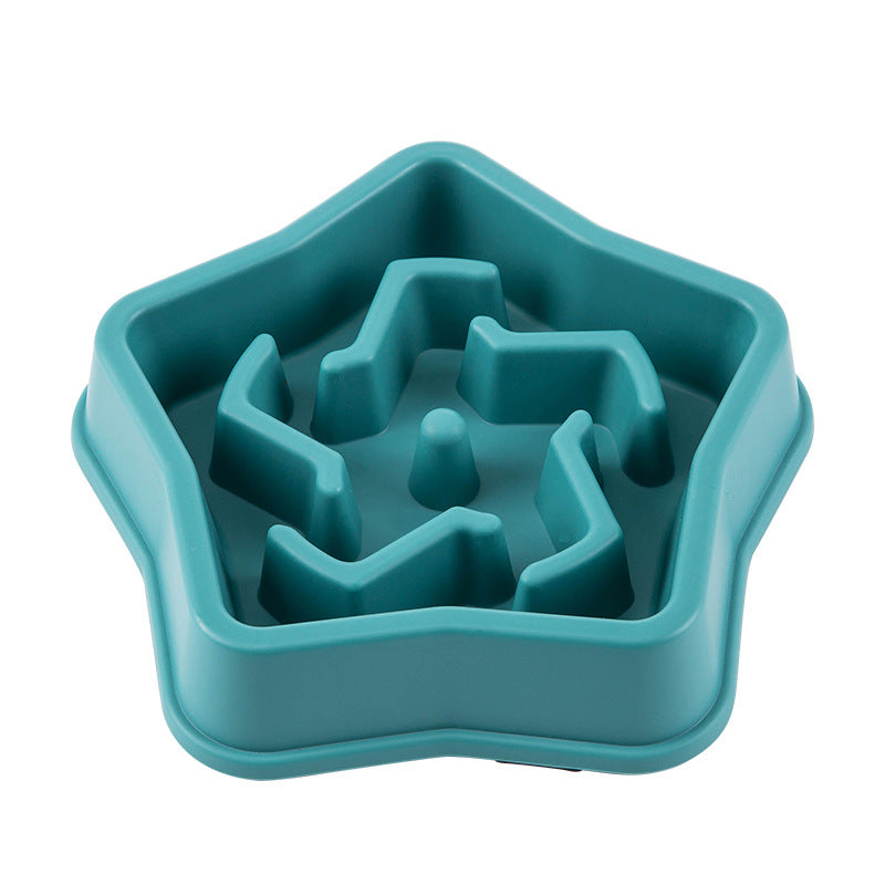 Dog Bowl Slow Feeder Non-Slip Anti-Choking Healthy Food Dish - Detail Angle 7 | Majestic Pet Kingdom