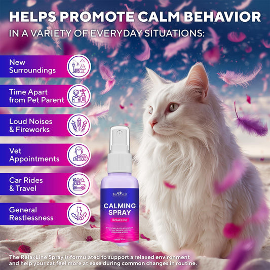 Cat Anti-Scratch Spray Calming Pheromone Repellent 100ml 2pk