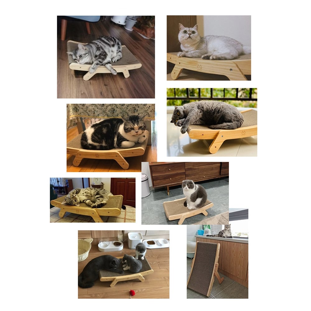 Cat Scratcher Magic Organ Foldable Cardboard Scratch Lounge Bed - Detail Angle 7 | Majestic Pet Kingdom