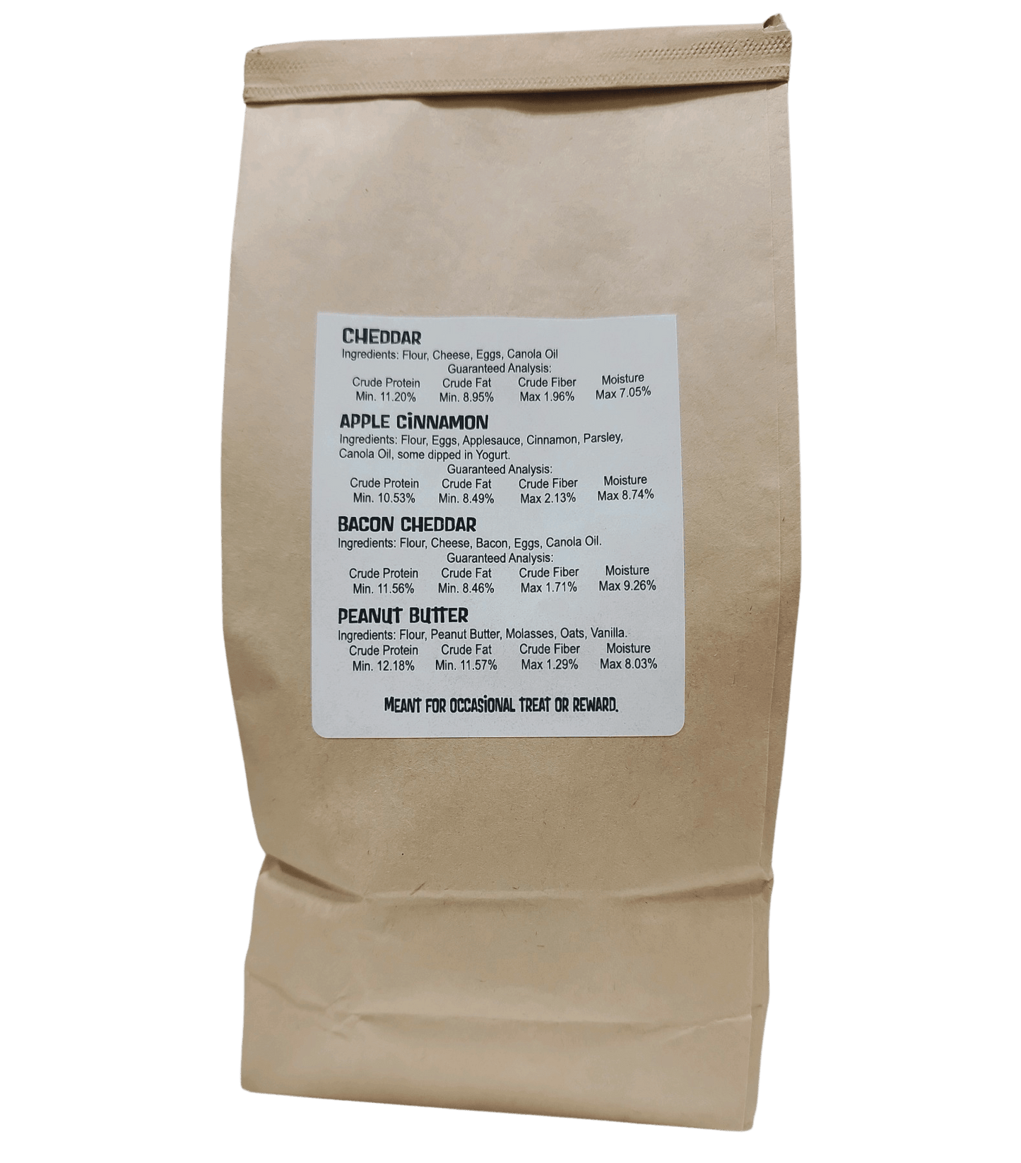 Dog Treats Homemade Variety Mix Snack Party Bag 16oz Pouch