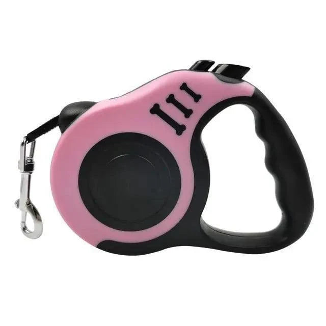 Dog Leash Retractable Tangle-Free Durable Nylon Brake Lock