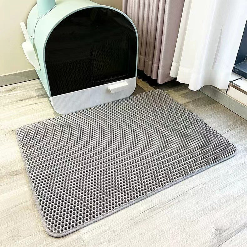 Cat Litter Mat Double-Layer EVA Waterproof Trapping Floor Pad - Detail Angle 6 | Majestic Pet Kingdom