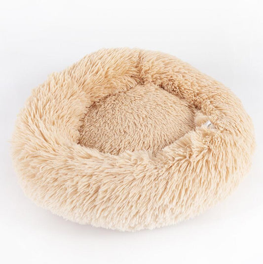 Dog Beds For Small Dogs Round Plush Cat Litter Kennel Pet Nest Mat Puppy Beds | Purrfect Pet Kingdom