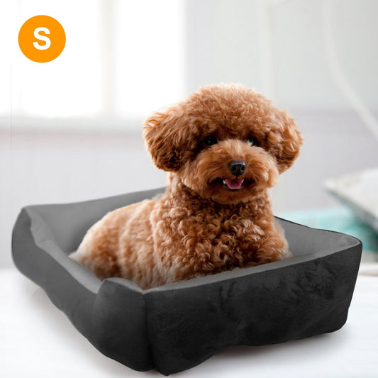 Pet Dog Bed Soft Warm Fleece Puppy Cat Bed Dog Cozy Nest Sofa Bed Cushion Mat For S/M Dog | Purrfect Pet Kingdom