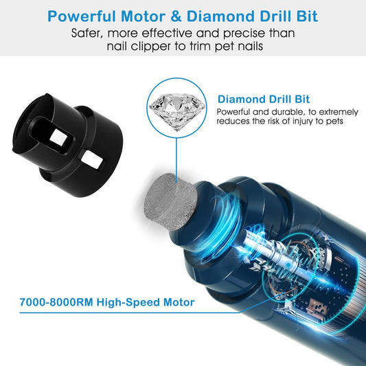 dog-nail-grinder-2-speed-quiet-cordless-usb-electric-trimmer-luxury-view-2 | Majestic Pet Kingdom