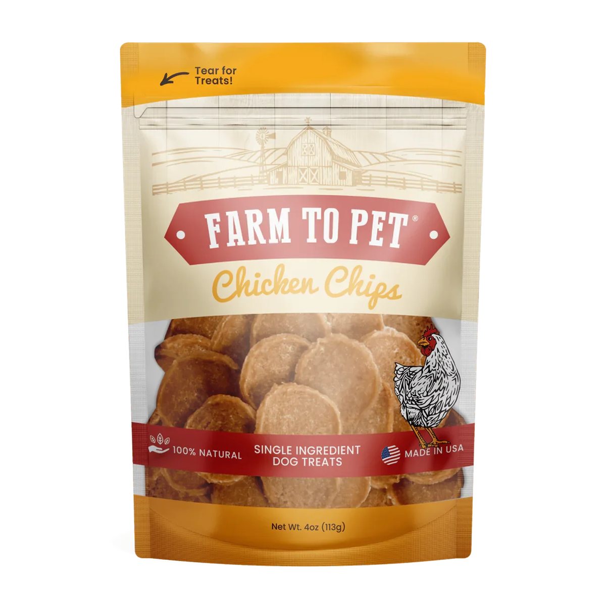 Dog Treats Farm Hounds Chicken Strips Single-Ingredient