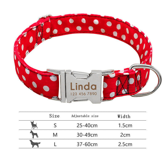 Pet Collar Lettering Large Dog Pet Dog Neck | Purrfect Pet Kingdom