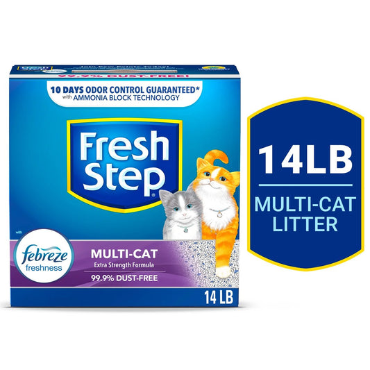 Cat Litter Fresh Step Multi-Cat Clumping Scented Clay Formula