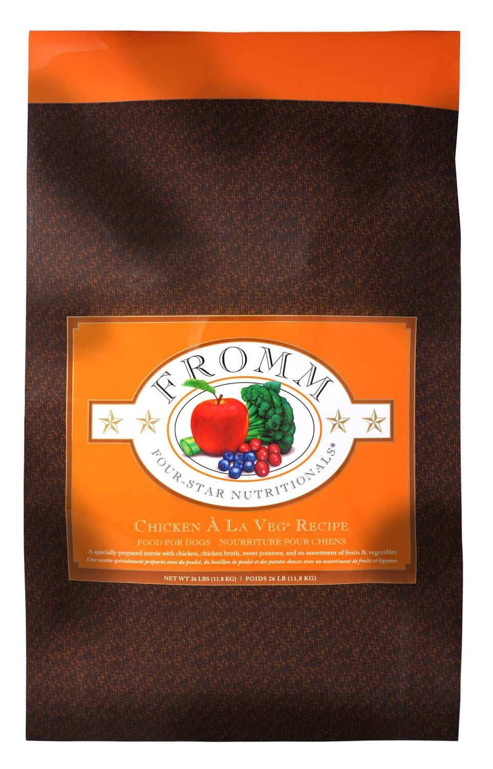 Dog Food Fromm 4-Star Chicken A La Veg Recipe Adult Dry Food